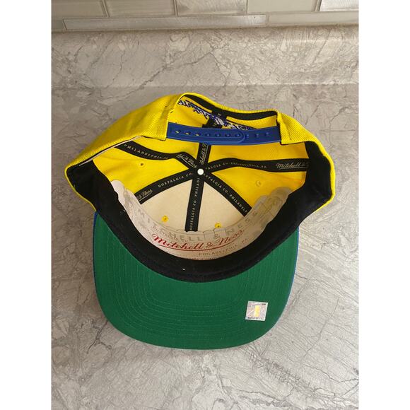 NWOT Denver Nuggets Retro Logo Mitchell & Ness NBA Snapback Hat - Picture 7 of 9